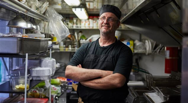 Ad Mare owner & chef, Mario Burke